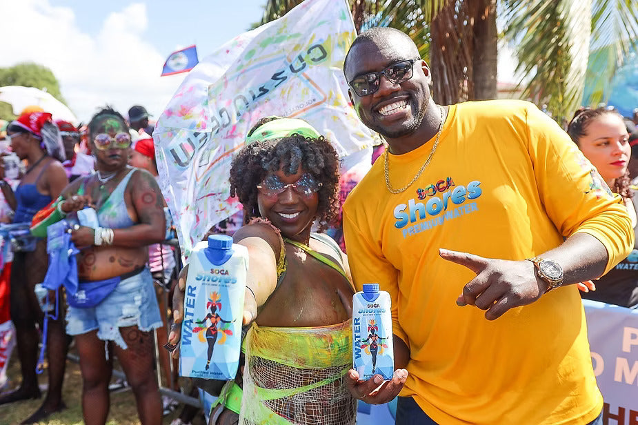 Soca Shores Partners with UberSoca Cruise to Deliver Sustainable Hydration in St. Croix