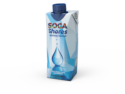 Plastic-Free Hydration: Soca Shores 16.9 oz Boxed Water (Case of 18)